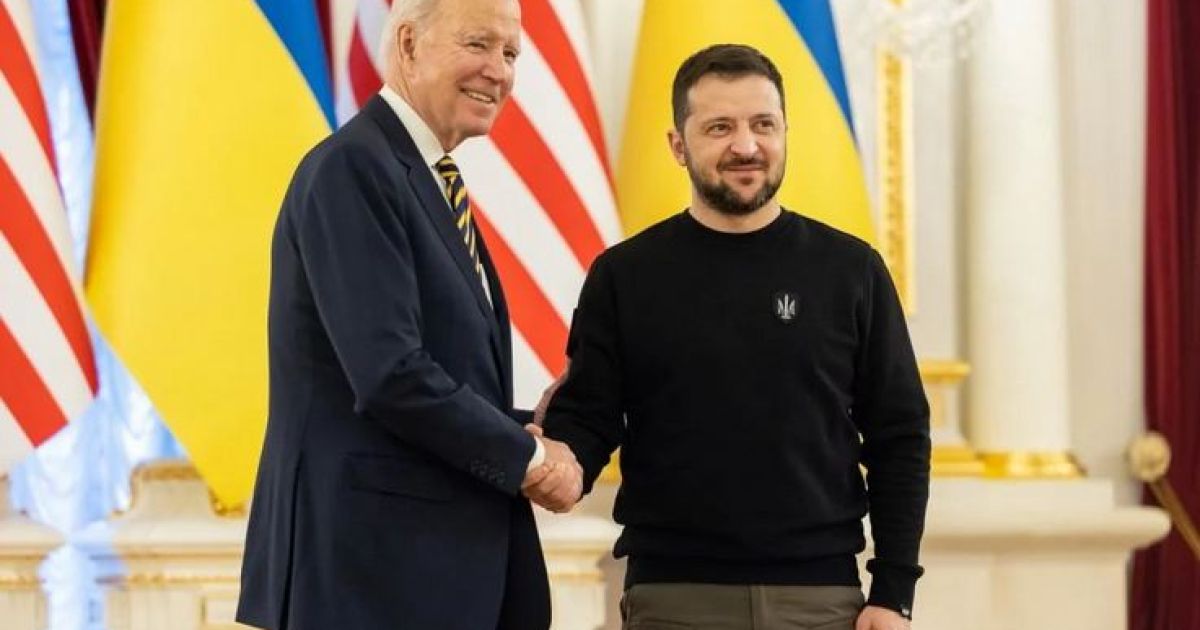 Зеленский, Байден